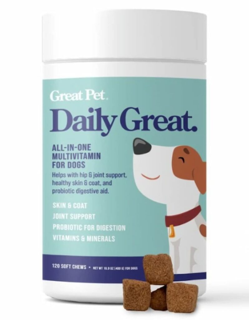 Daily Great multivitamin for dogs